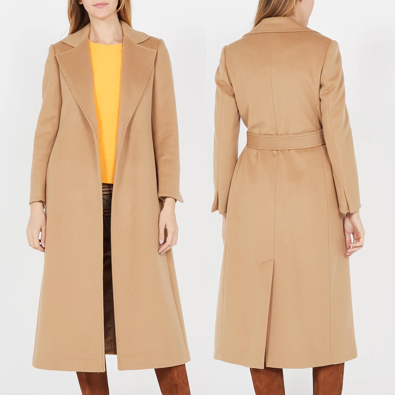 MAX&Co 'Longrun' Wool Coat in Camel - Kate Middleton Outerwear