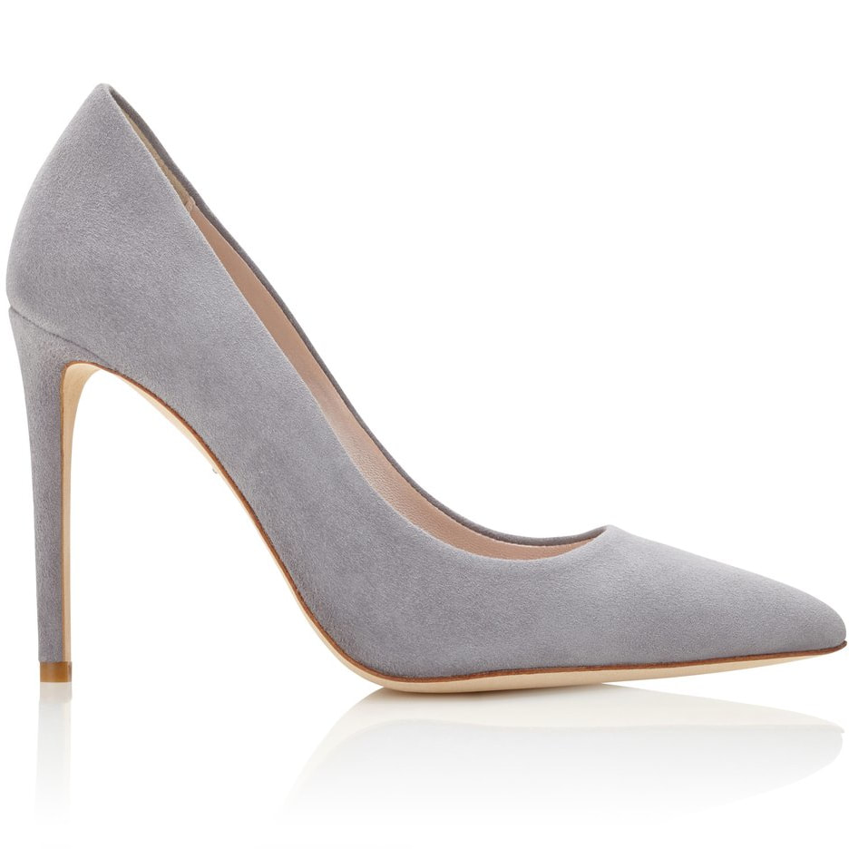 Gray suede LB-330 heels grey - KeeShoes
