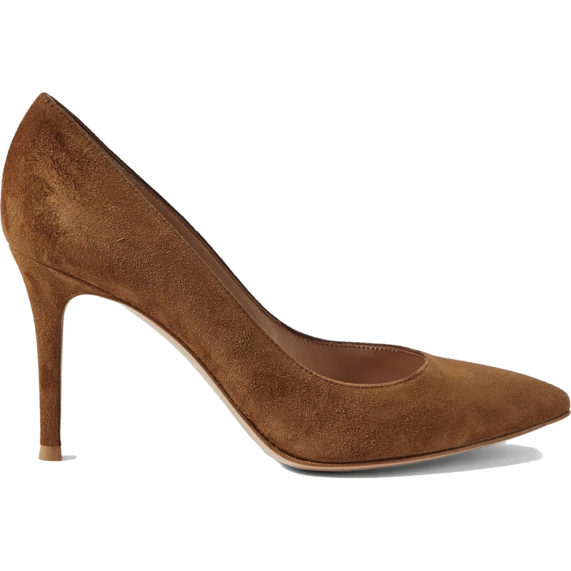 Gianvito Rossi Gianvito 85 Texas Brown Suede Pumps - Kate Middleton Shoes -  Kate's Closet