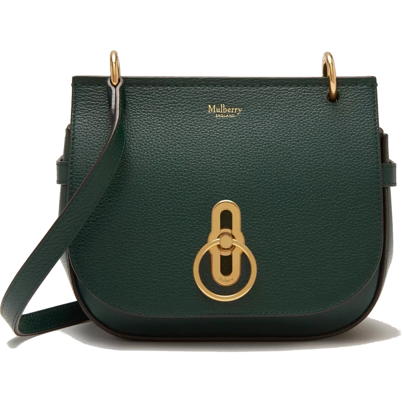 Mulberry Small Amberley Satchel in Green - Kate Middleton Bags