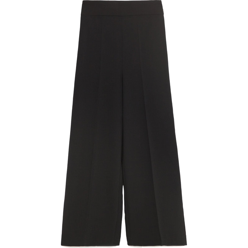 Zara Black Culottes - Kate Middleton Pants - Kate's Closet