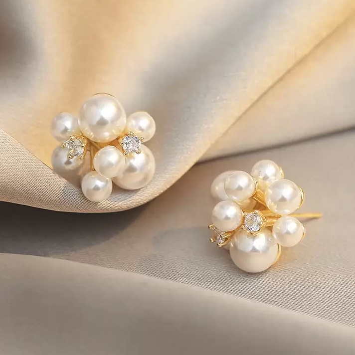 Cassandra Goad Cavolfiore Pearl Stud Earrings - Kate Middleton Earrings ...