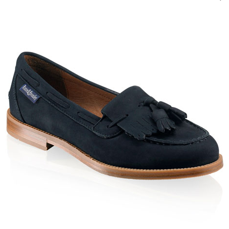 russell and bromley black loafers