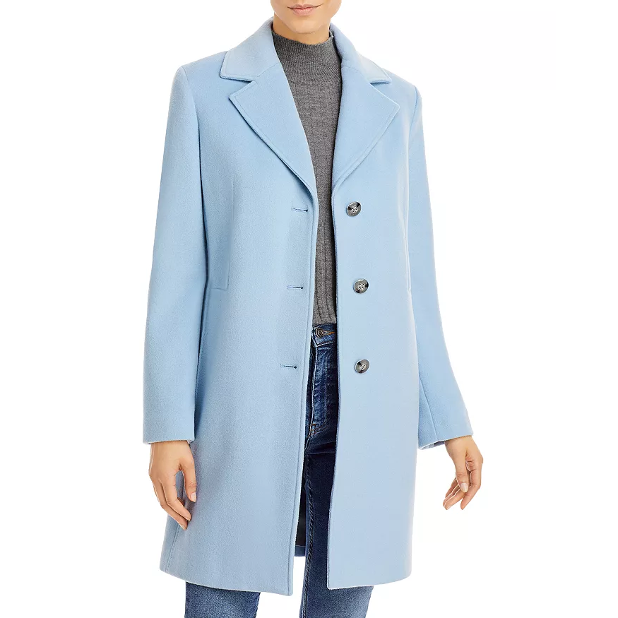 Mulberry Sky Blue Paddington Coat - Kate Middleton Coats - Kate's Closet